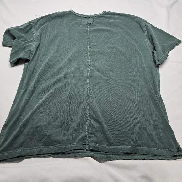 We The Free By Free People Oversized Nina Tee XL Green - Picture 5 of 5